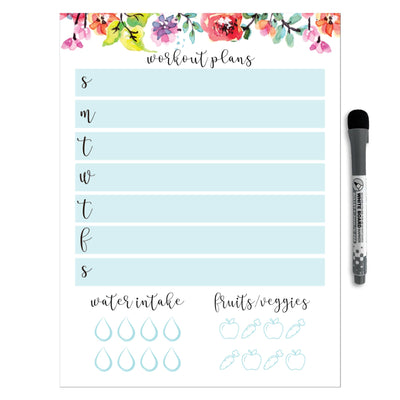 Fitness Planner Sticker Doodles