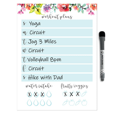 Fitness Planner Sticker Doodles