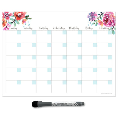 Monthly Calendar Sticker Doodles