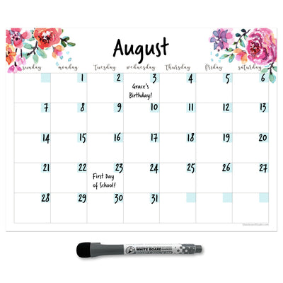 Monthly Calendar Sticker Doodles