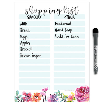 Shopping List Sticker Doodles