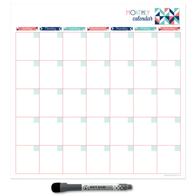 Monthly Calendar Sticker Doodles