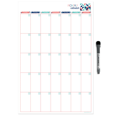 Monthly Calendar Sticker Doodles