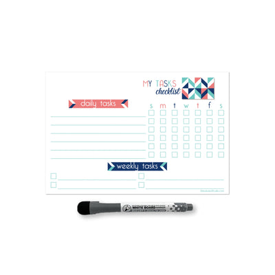 Daily & Weekly Task Tracker Sticker Doodles