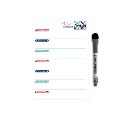 Weekly Calendar Sticker Doodles