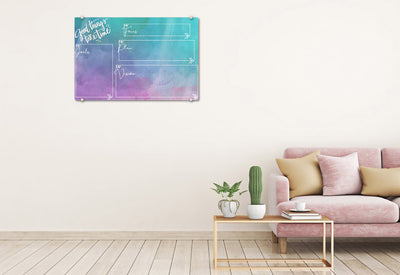 Watercolor Goal Glassboard