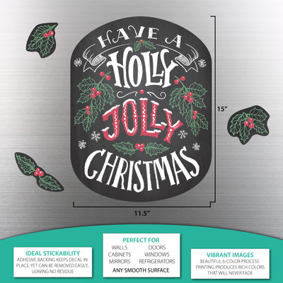 Holly Jolly Christmas Sticker Oodle