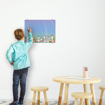 Jungle Animals Glassboard