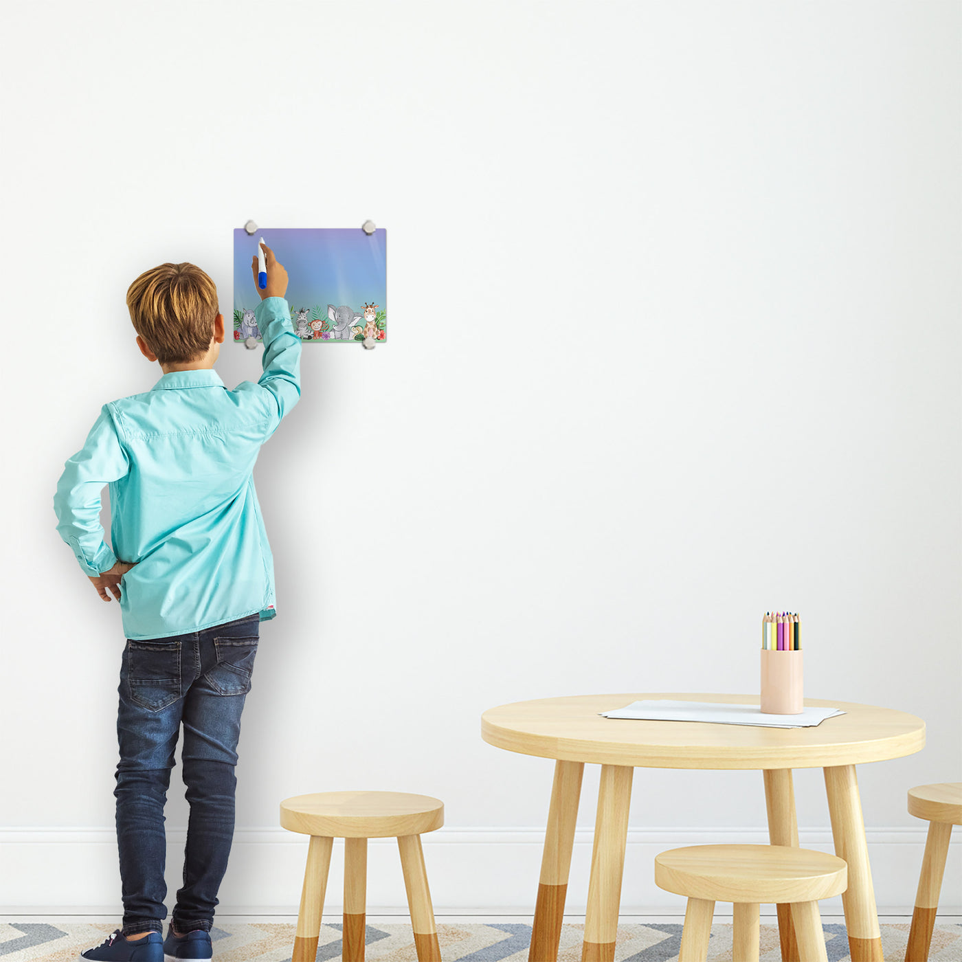 Jungle Animals Glassboard