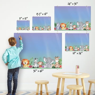 Jungle Animals Glassboard