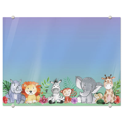 Jungle Animals Glassboard