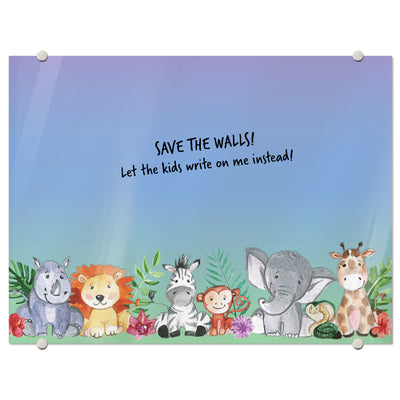 Jungle Animals Glassboard