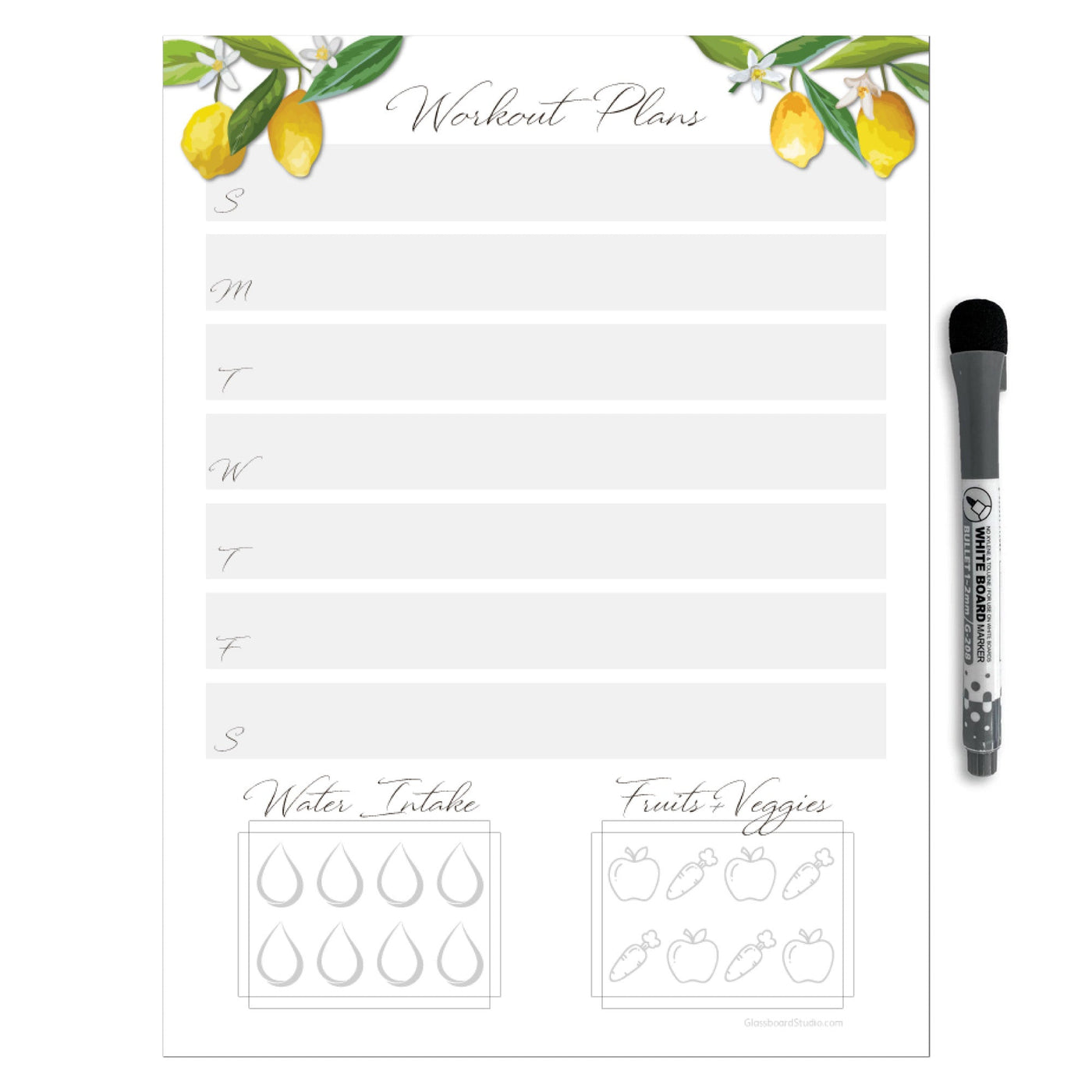 Fitness Planner Sticker Doodles