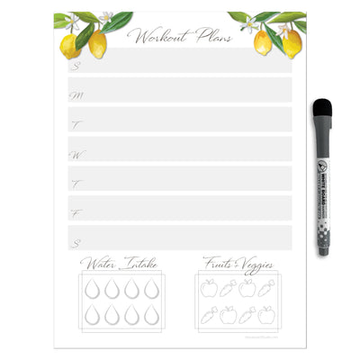 Fitness Planner Sticker Doodles