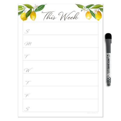 Weekly Calendar Sticker Doodles