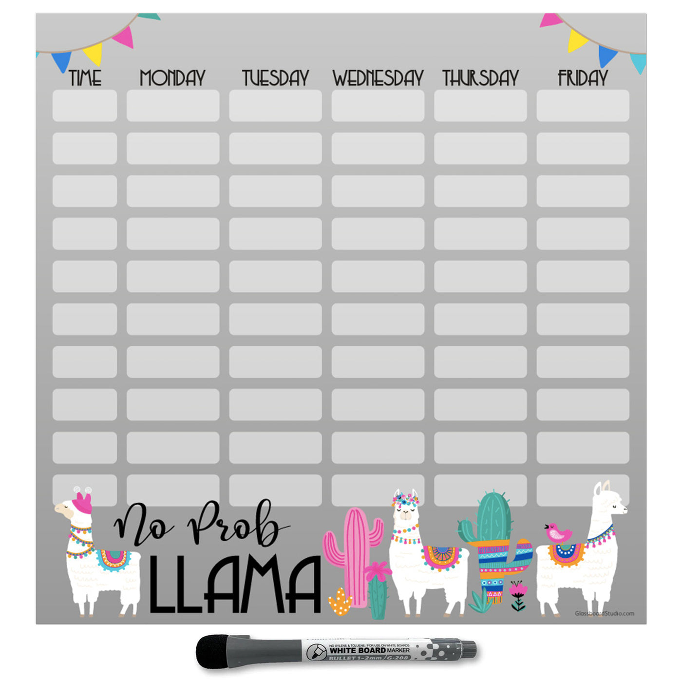 Kids School Schedule Sticker Doodles