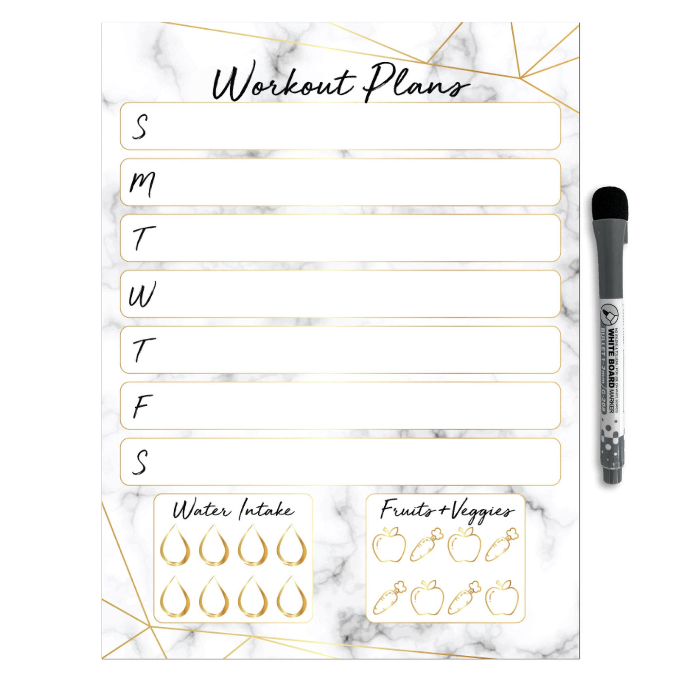 Fitness Planner Sticker Doodles