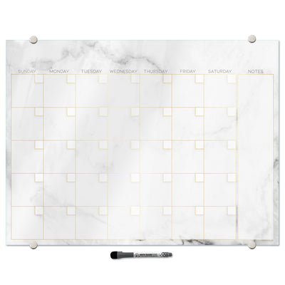 Marble Calendar Glassboard
