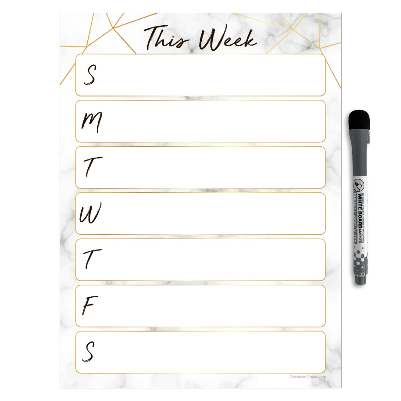Weekly Calendar Sticker Doodles