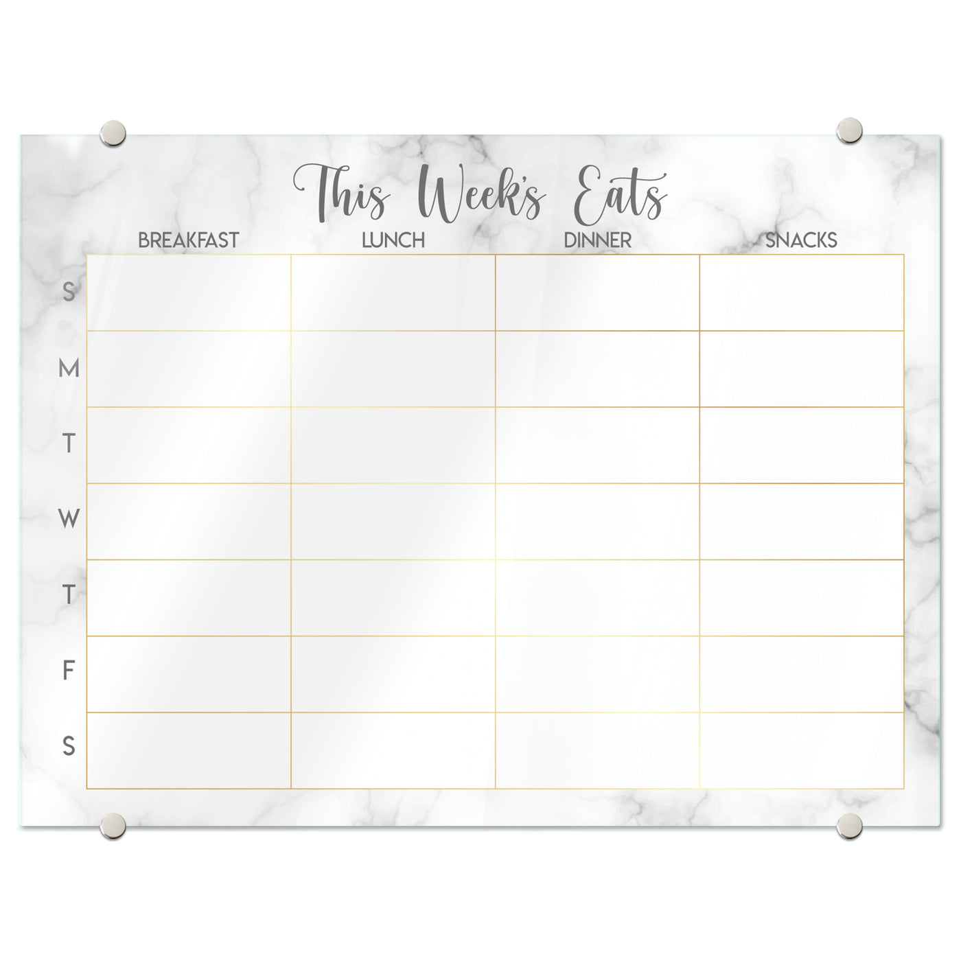 Menu Planner Glassboards