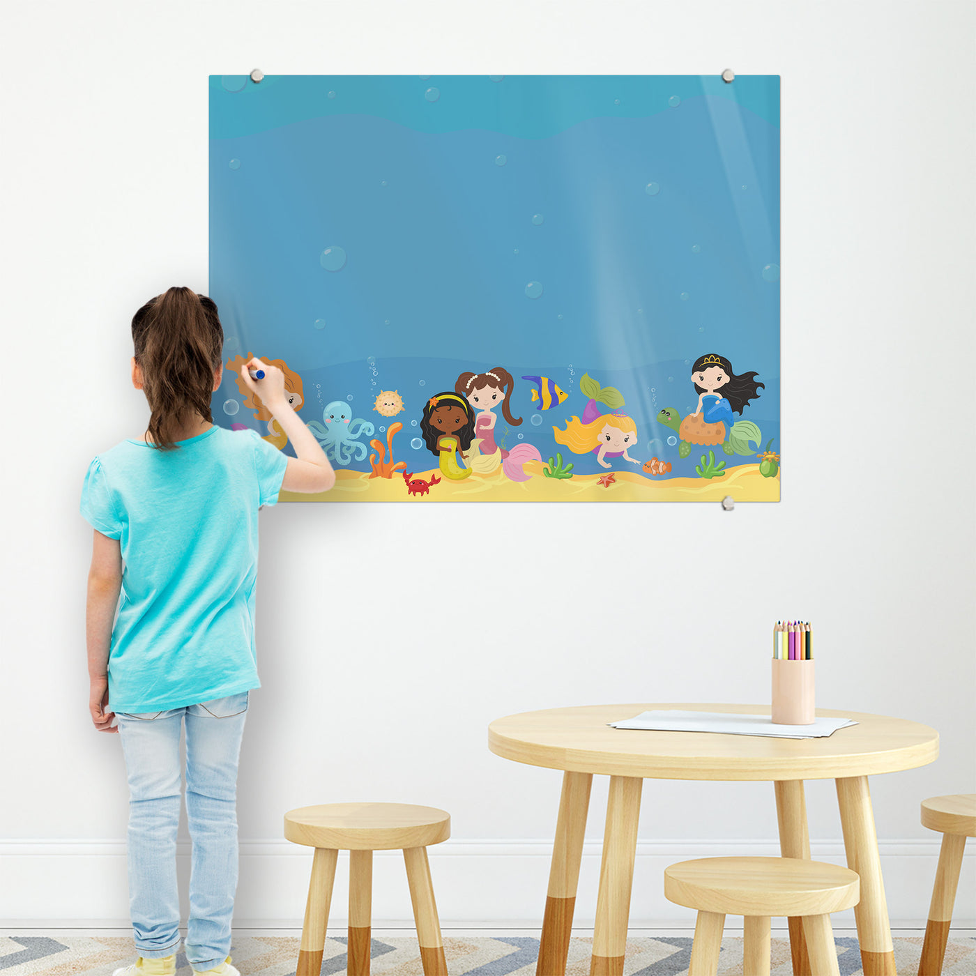 Mermaid Glassboard