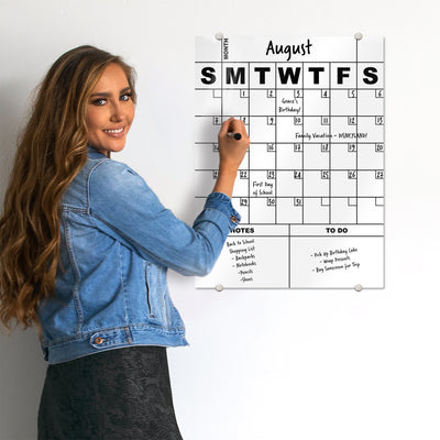 Minimalist Calendar Glassboard