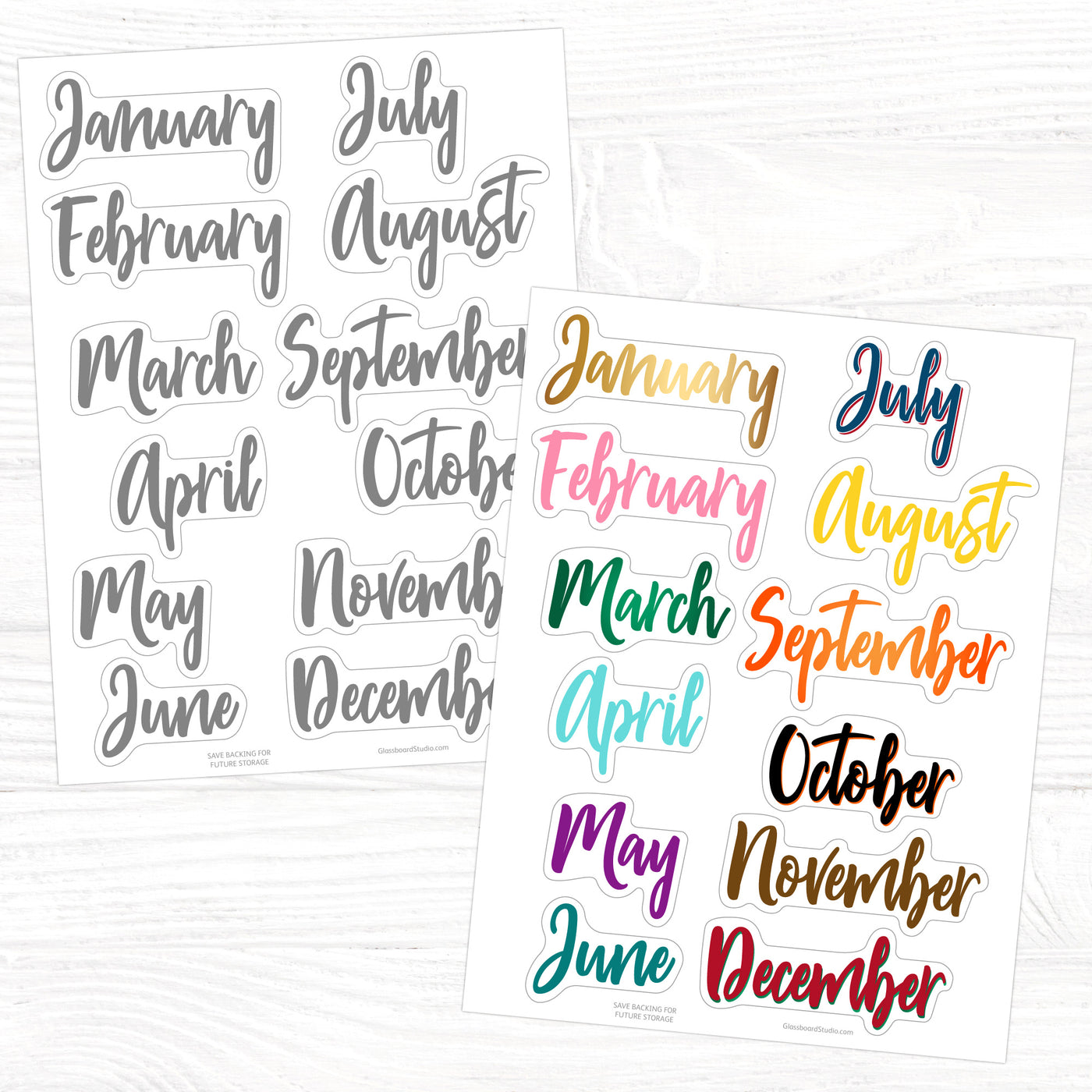 Month Sticker Oodle