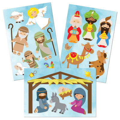 Nativity Christmas Sticker Oodle