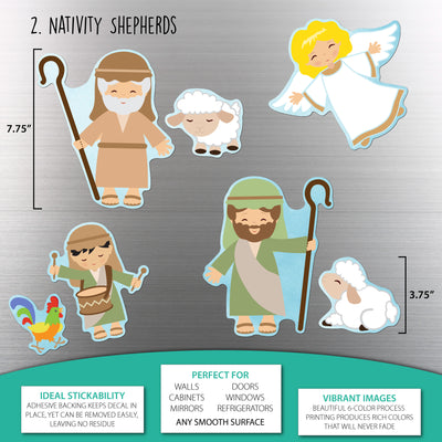 Nativity Christmas Sticker Oodle