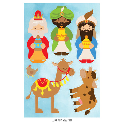 Nativity Christmas Sticker Oodle