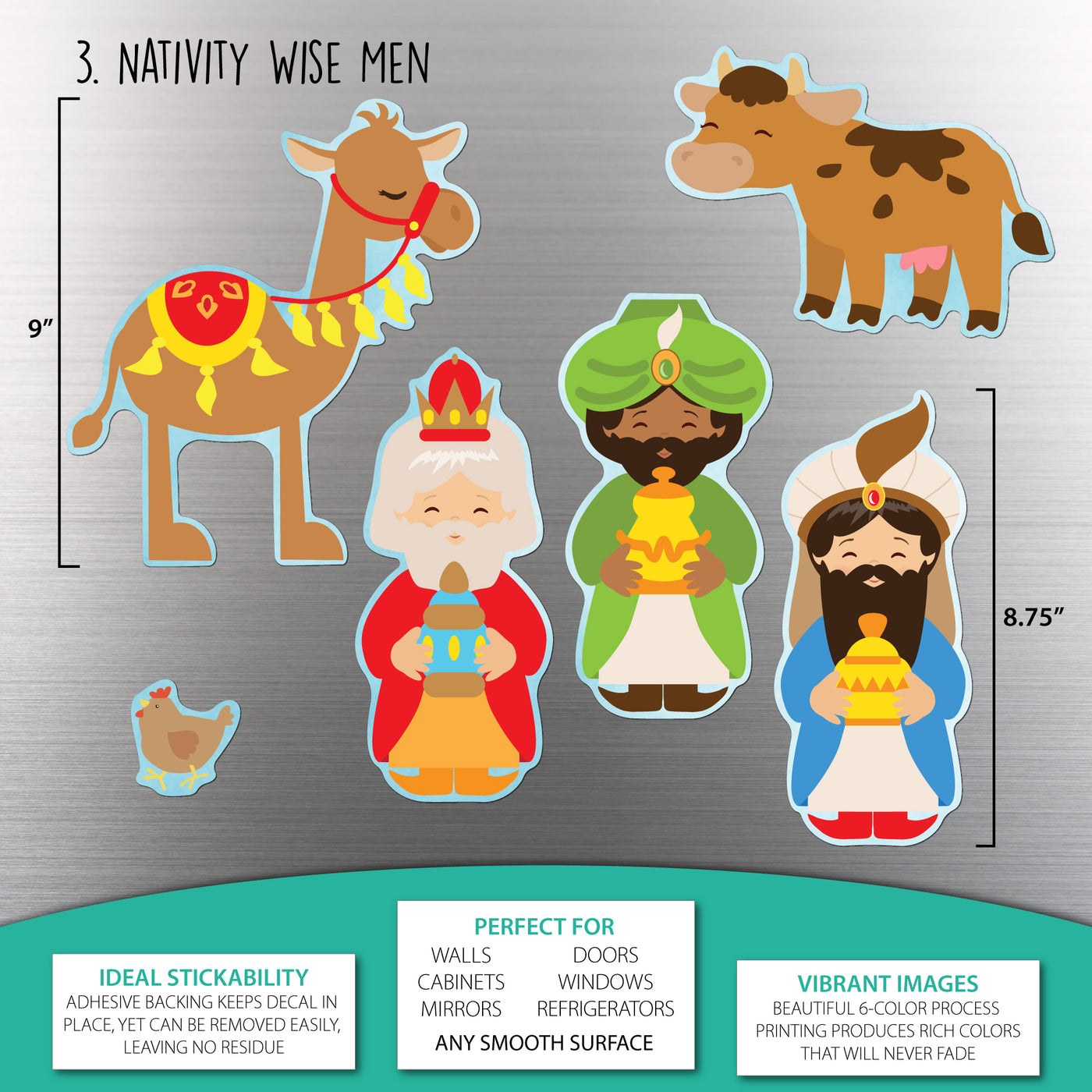 Nativity Christmas Sticker Oodle