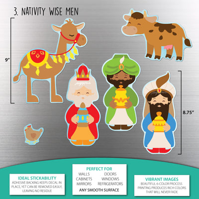 Nativity Christmas Sticker Oodle