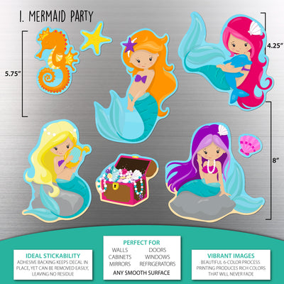 Under the Sea Birthday Sticker Oodle | Reusable!