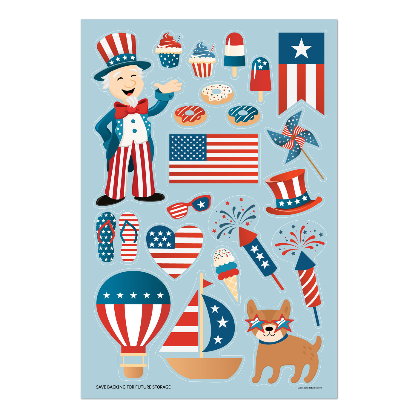 Patriotic Sticker Oodle