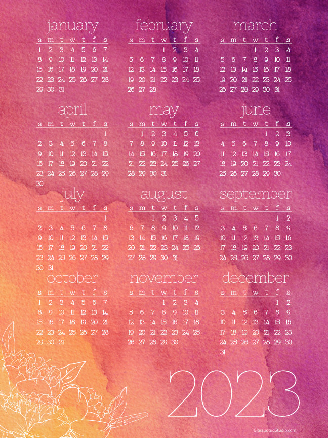 Annual Calendars