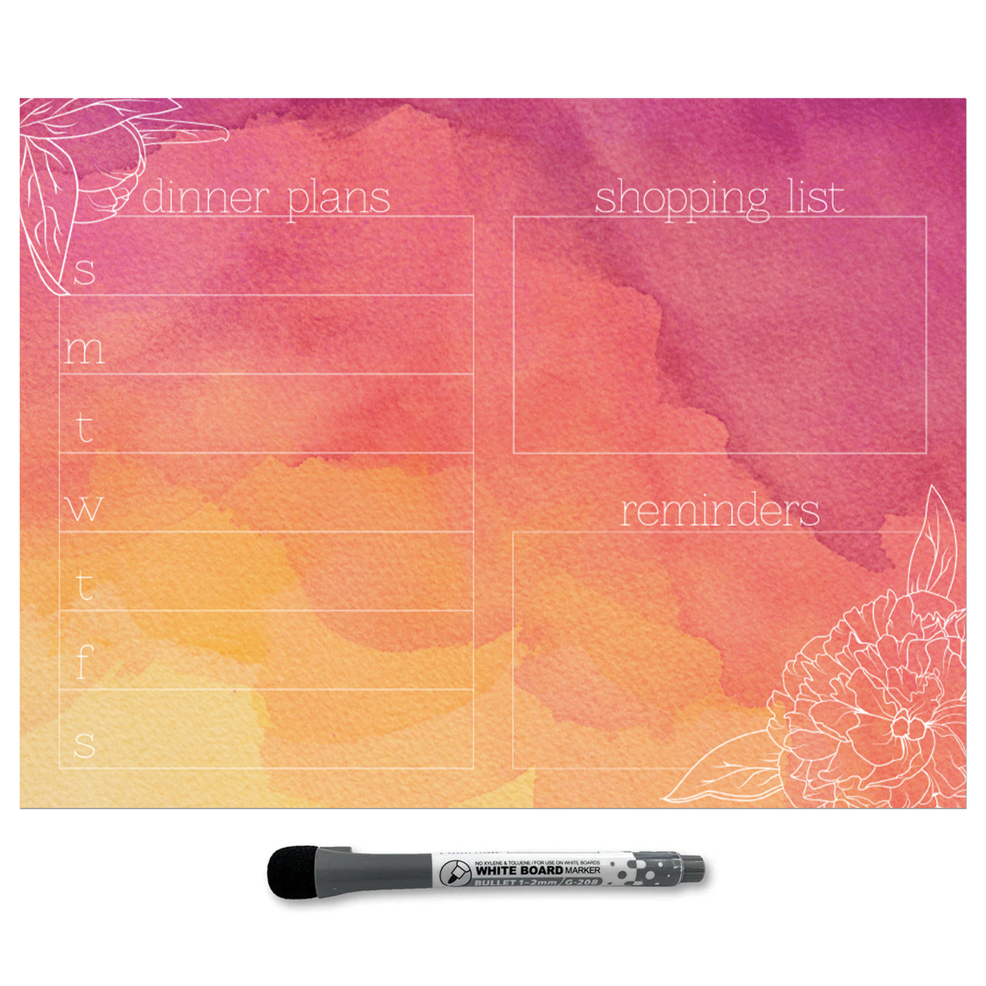 Meal Planner Sticker Doodles