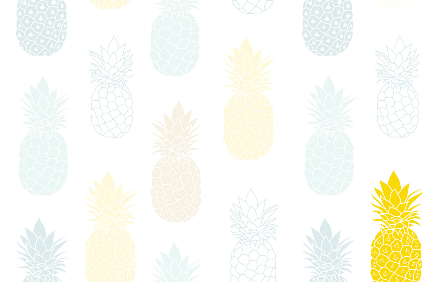 Pineapple Pattern Glassboard