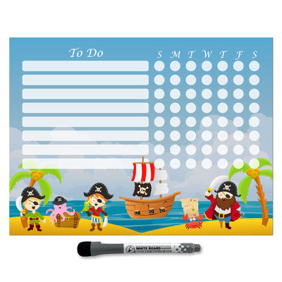 Kids Task Chart Sticker Doodles