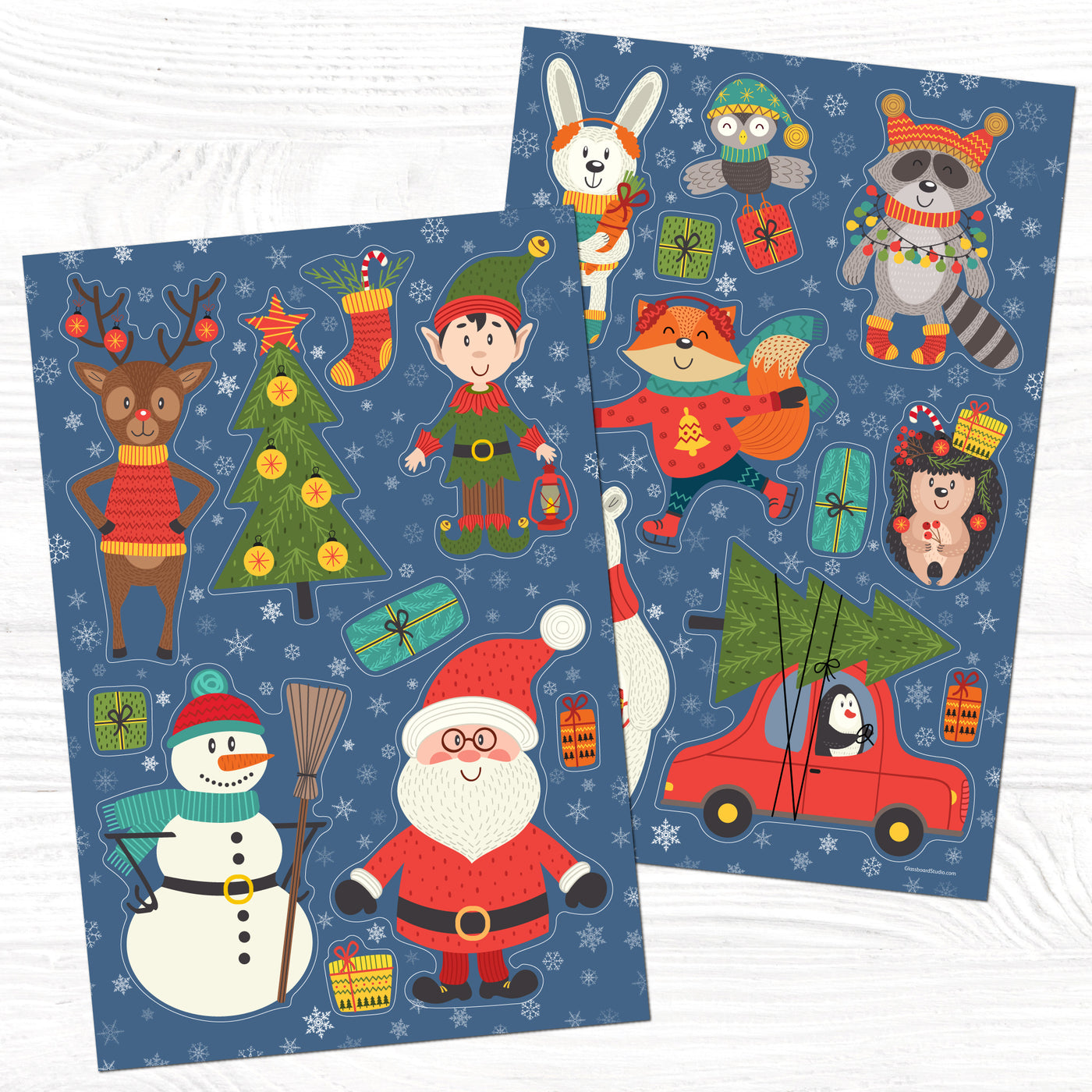 Santa & Friends Sticker Oodle