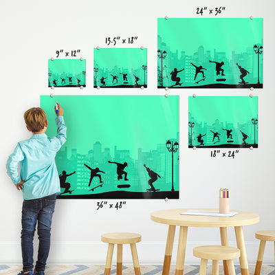 Skateboard Glassboard