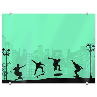 Skateboard Glassboard