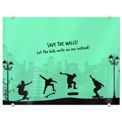 Skateboard Glassboard