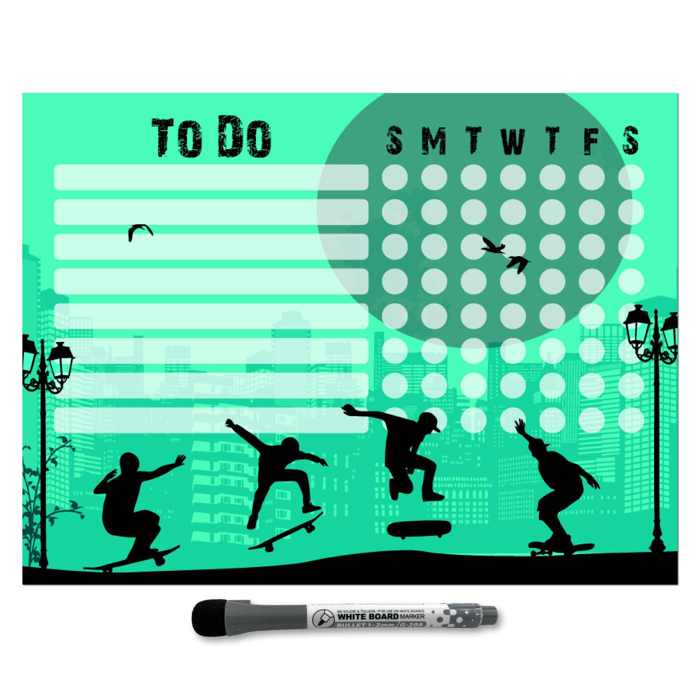 Kids Task Chart Sticker Doodles