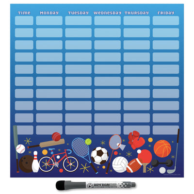 Kids School Schedule Sticker Doodles