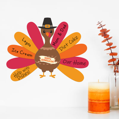 Thanksgiving Turkey Sticker Doodle | Reusable!
