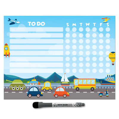 Kids Task Chart Sticker Doodles