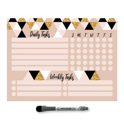 Daily & Weekly Task Tracker Sticker Doodles