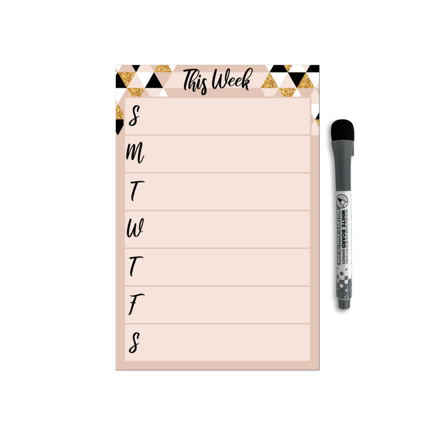 Weekly Calendar Sticker Doodles