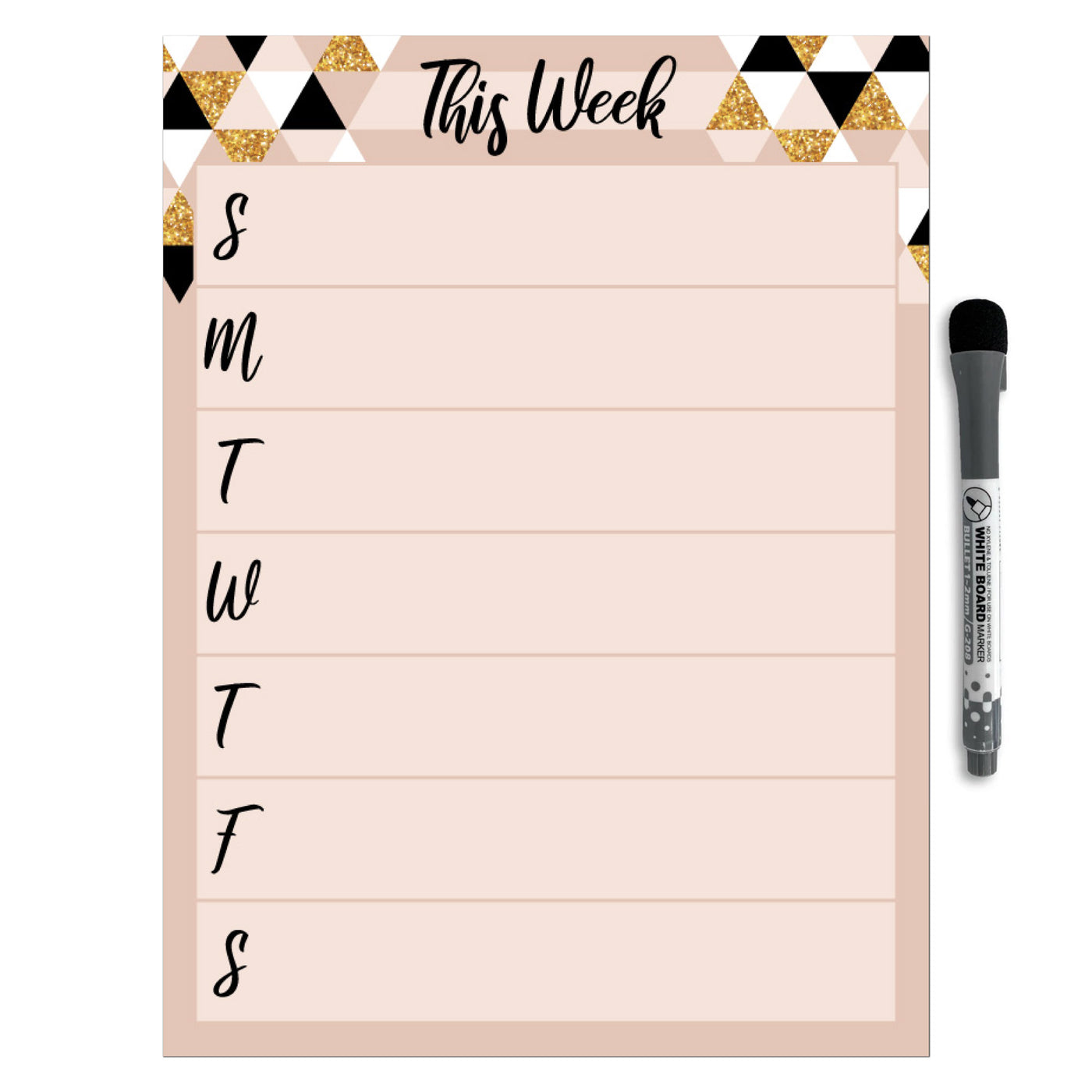 Weekly Calendar Sticker Doodles