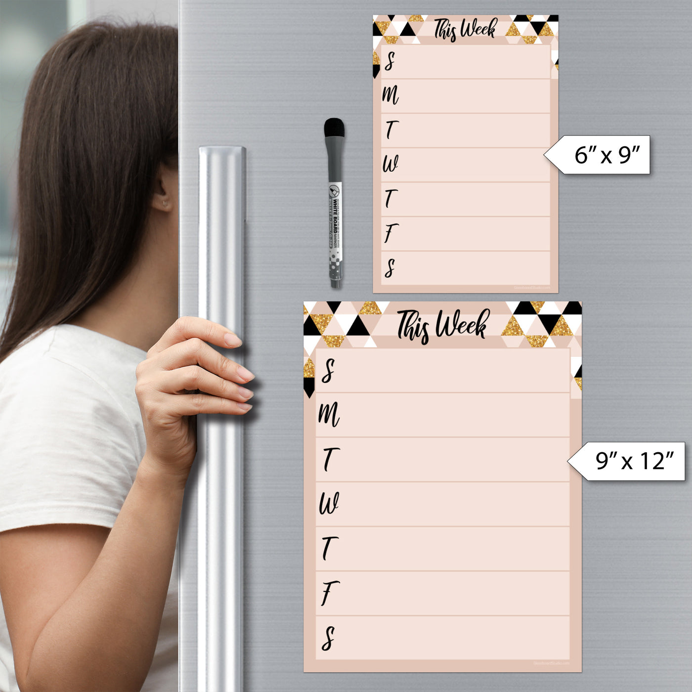 Weekly Calendar Sticker Doodles